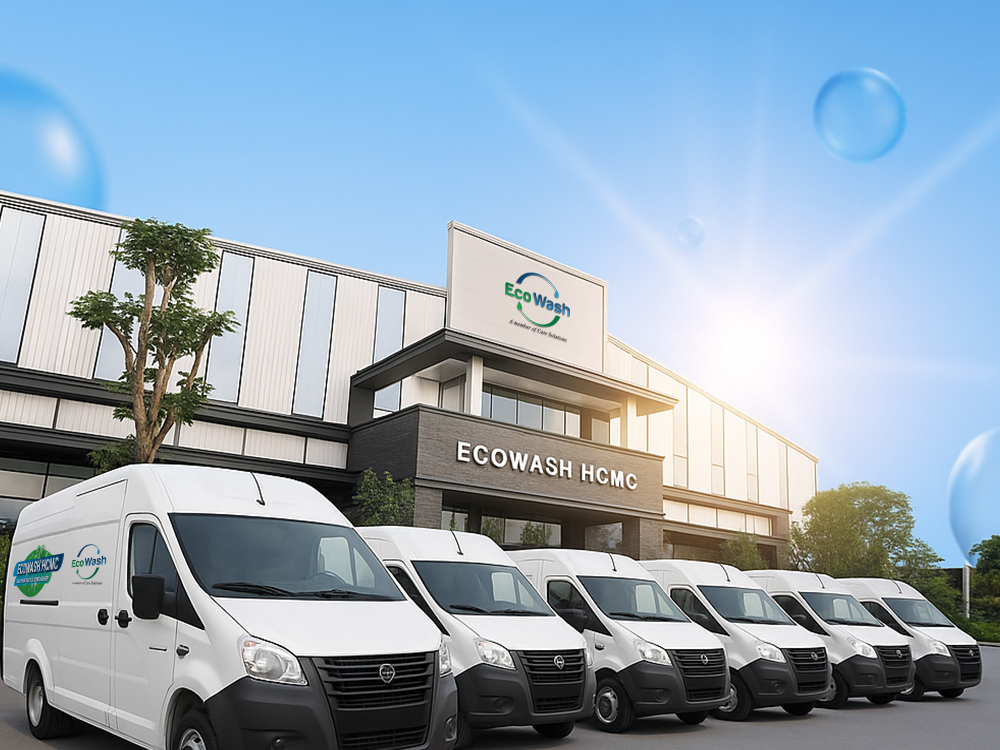 ecowash sở hữu hệ thống logistics giao nhận riêng