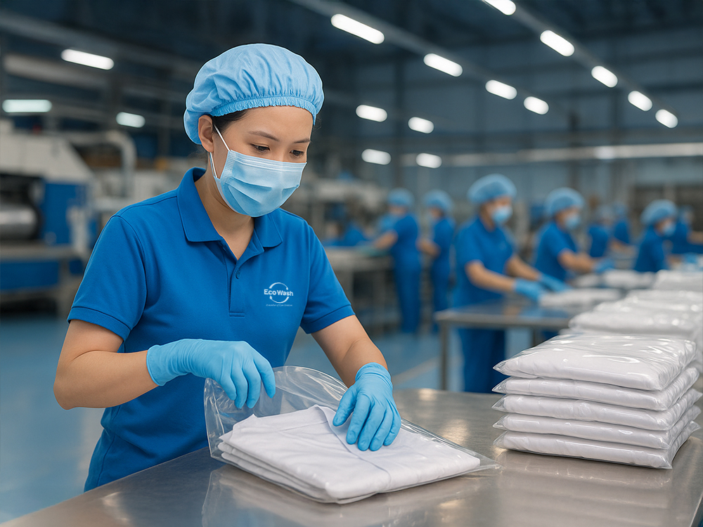 giặt đồng phục bệnh viện khử khuẩn, không mùi an toàn tuyệt đối