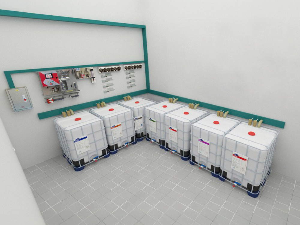 sử dụng hóa chất chuyên dụng từ thương hiệu ecolab